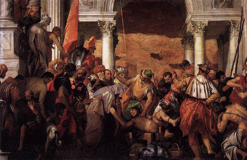 Paolo Veronese Martyrdom of Saint Sebastian Norge oil painting art